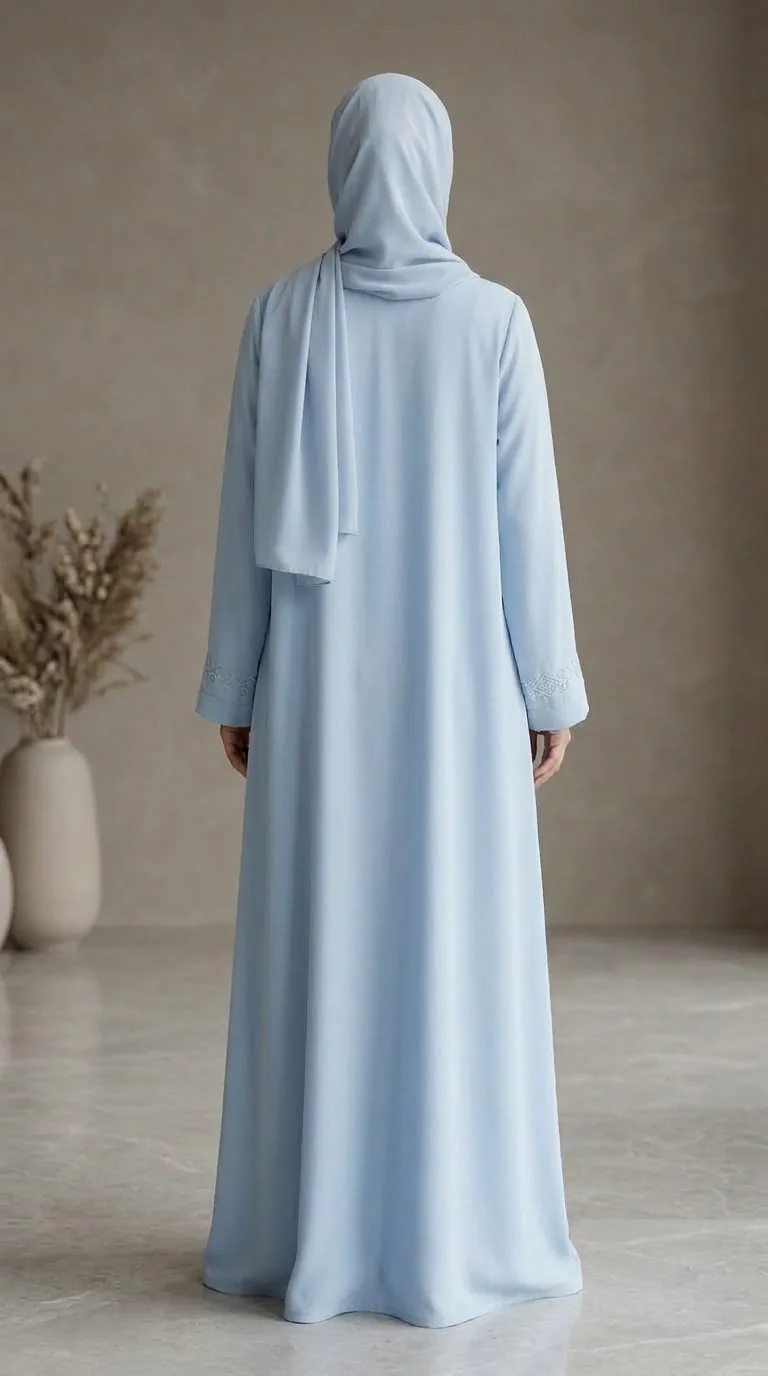 Seraphina Azure Georgette alternate view