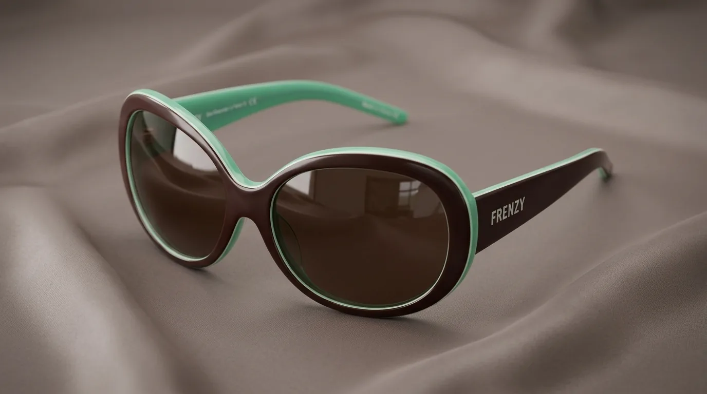 The Aura Sovereign Gold-Trimmed Silk Goggles angle 2