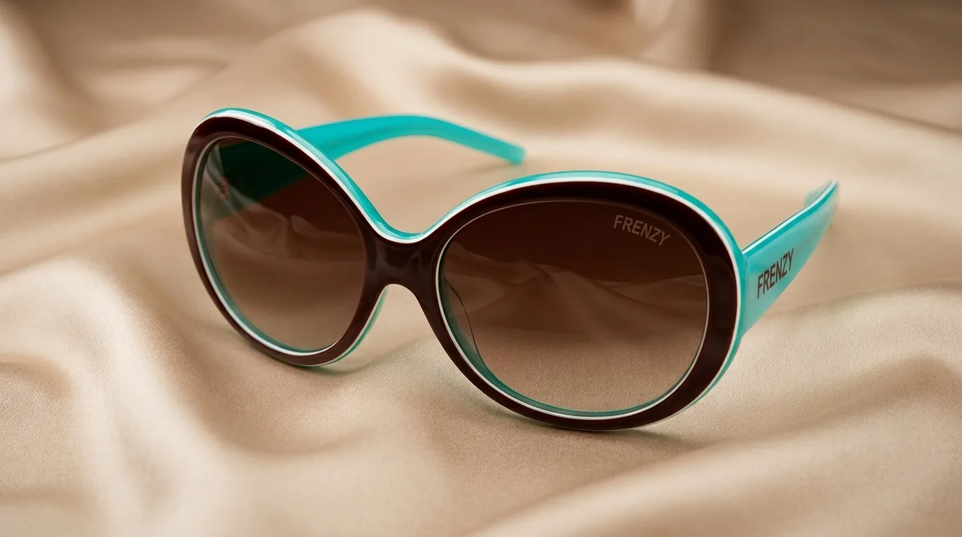 The Aura Sovereign Gold-Trimmed Silk Goggles